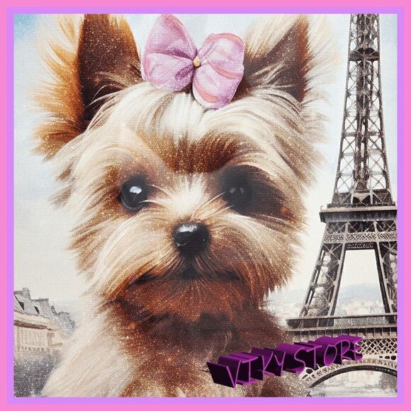 NWT 💖 Love at First Sight: {Design District} {Yorkie} Dog Wall Decor 💖 - Picture 4 of 5